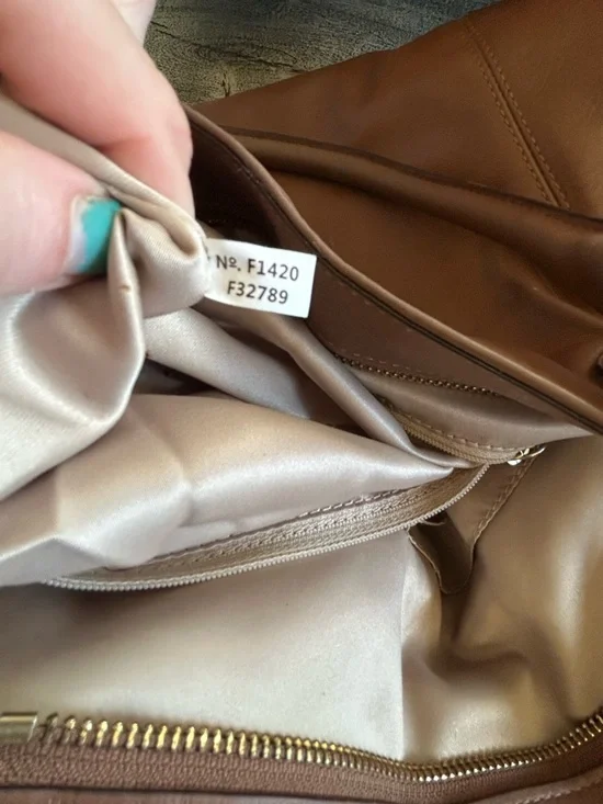 Vintage Coach Women's Kristin Brown Leather Shoulder Bag Purse - Picture 9 of 9